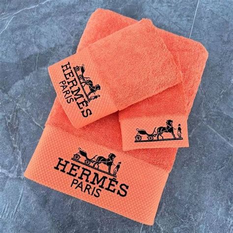 hermes bath sets|hermes towels.